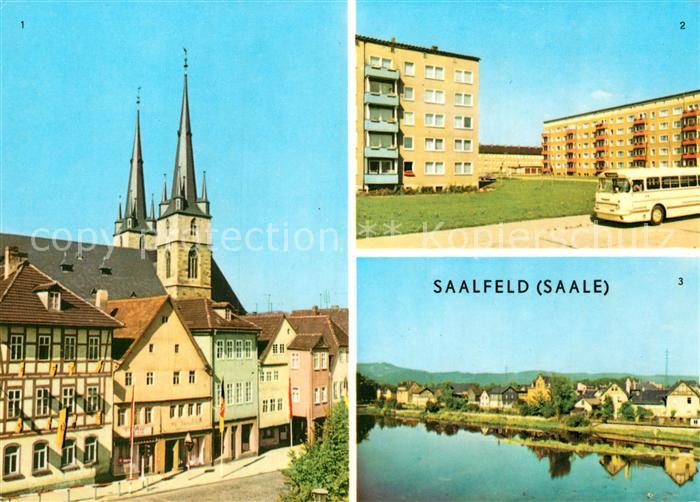 Saalfeld Saale Markt OT Gorndorf Saalepartie