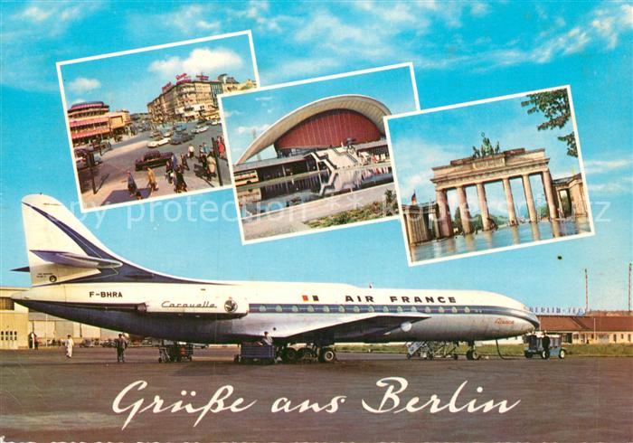 BERLIN  CITY Teilansicht Konzerthalle Brandenburger Tor Flugplatz