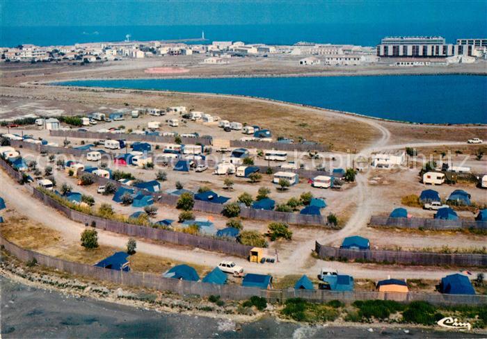 Port-la-Nouvelle Vue generale aerienne du caming Le lac Les arenes