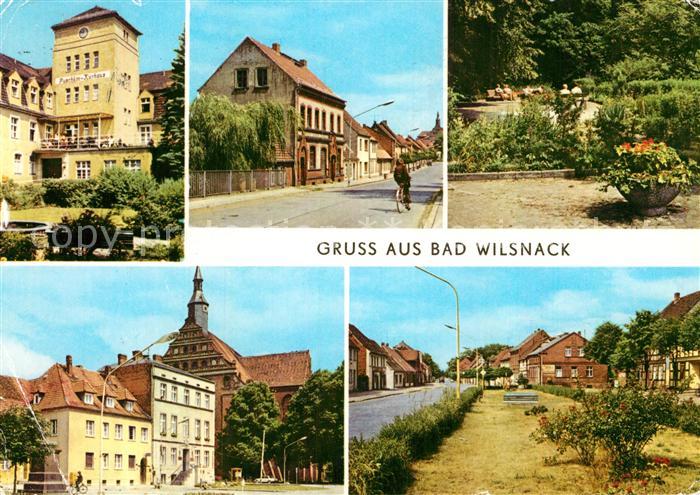 Bad Wilsnack Puschkin Kurhaus Wittenberger Strasse Kurpark Karl Marx Patz Thaelm