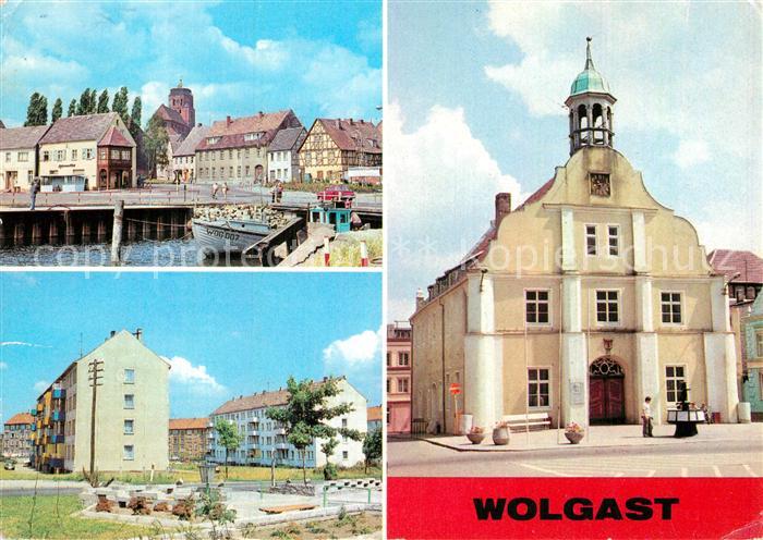 Wolgast Mecklenburg-Vorpommern Am Hafen Strasse der Befreiung Rathaus
