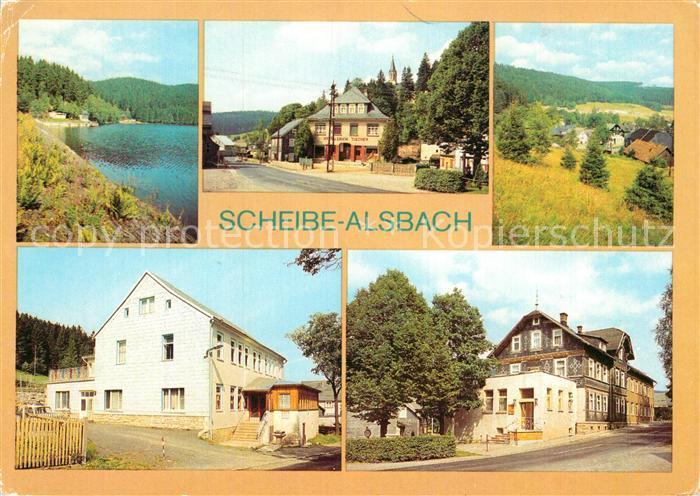 Scheibe-Alsbach Schwarzastausee Details Betriebserholungsheim Alsbachberg Gastst