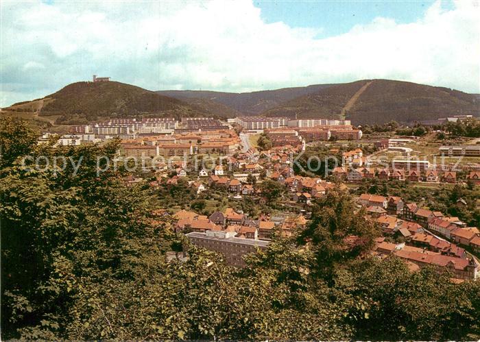 Suhl Thueringer Wald Blick von der Ottilienkapelle