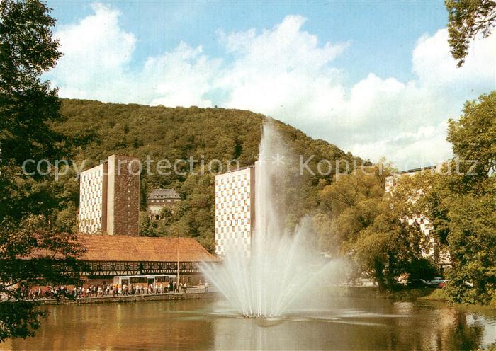 Suhl Thueringer Wald Am Herrenteich Fontaene