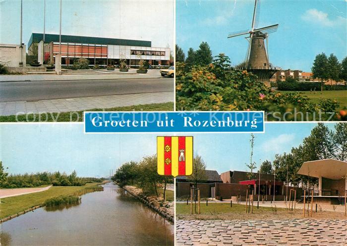 Rozenburg Halle Windmuehle Kanal