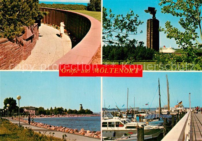 Moeltenort Ostseebad Heikendorf Denkmal Strandpromenade Hafen