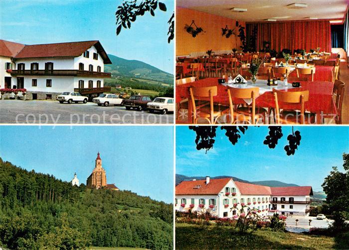 Poellau Gasthof im Naturpark Poellauberg Gastraum Kirche