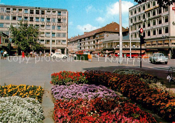 HILDESHEIM CITY Paul von Hindenburg Platz mit Schuhstrasse