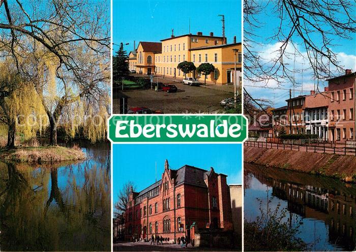 Eberswalde Schwanenteich in Finow Hauptbahnhof Kupferhammer am Finowkanal