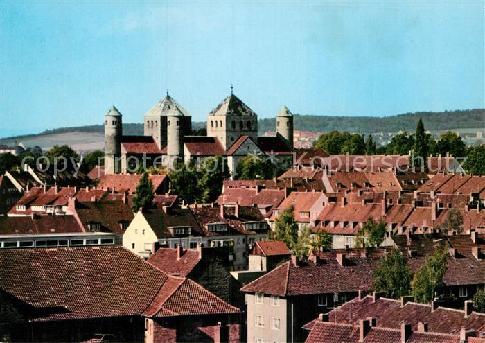 HILDESHEIM CITY Stadtblick mit St Michaeliskirche