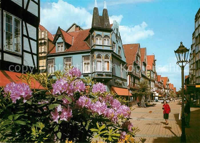 Celle Niedersachsen Blick in die Mauernstrasse
