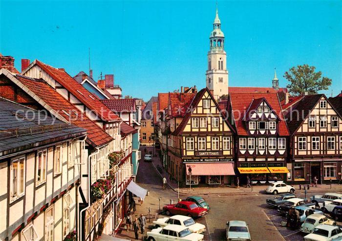 Celle Niedersachsen Grosser Plan mit Stadtkirche