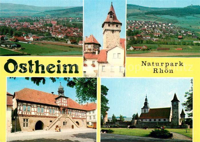 Ostheim Rhoen Panorama Ortsmotive