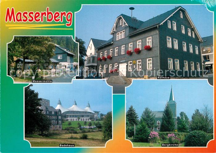 Masserberg Massermuehle Rataus Badehaus Bergkirche