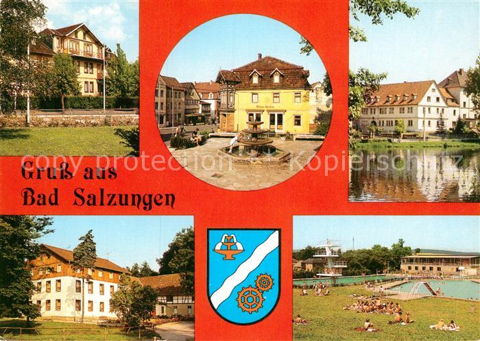 Bad Salzungen Fremdenheim Joos Marktbrunnen Hufeland Sanatorium Ferienheim und G