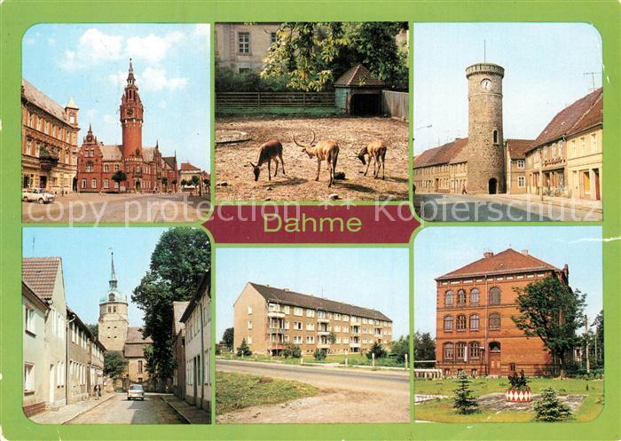 Dahme Mark Rathaus Tierpark Vogelturm Kirchstrasse AWG Neubauten Peter Lamberz O
