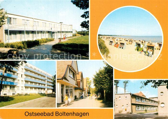 Boltenhagen Ostseebad Strand FDGB Erholungsheim John Brinkmann Mittelpromenade B