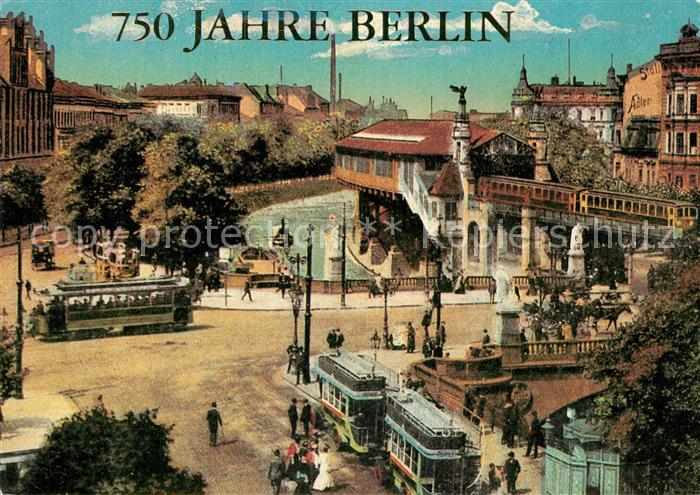 BERLIN  CITY 750 Jahre Berlin Altes Strassenbild