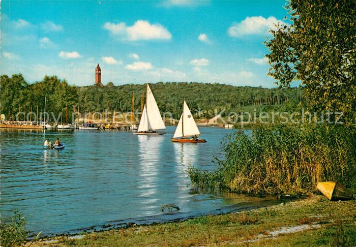 BERLIN  CITY Havelpartie mit Grunewaldturm