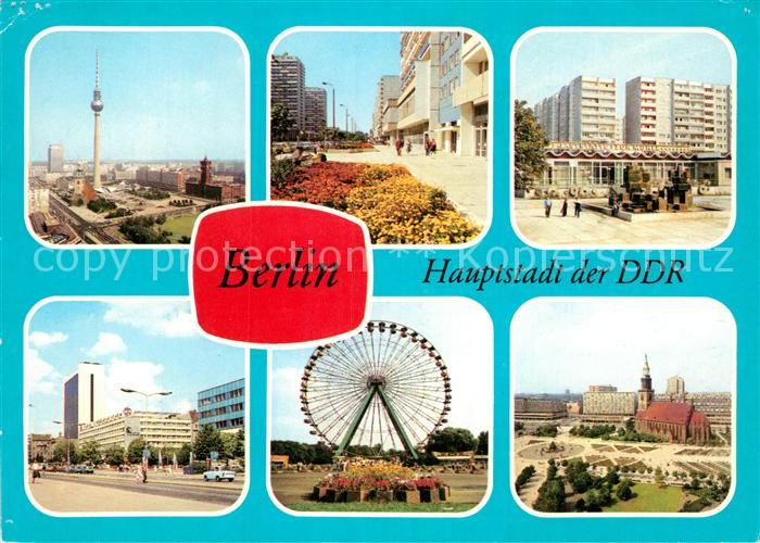 BERLIN  CITY Leipziger Str Greifswalder Str Friedrichstr Unter den Linden Kultur
