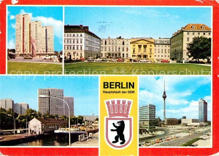 BERLIN  CITY Am Leninplatz Dt Theater und Kammerspiele Fischerinsel Alexanderpla