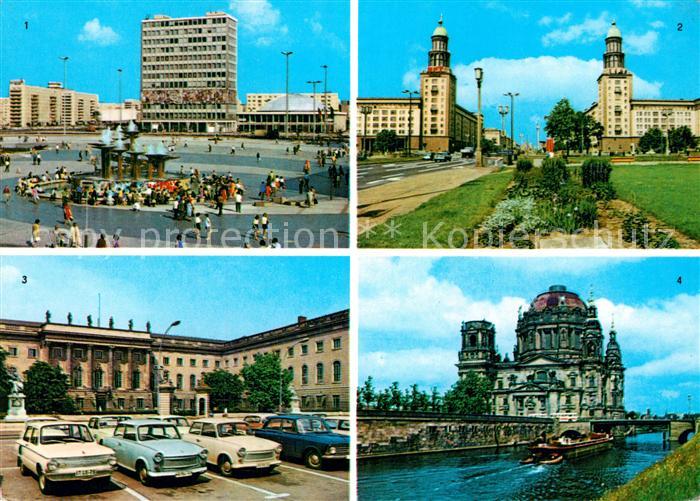 BERLIN  CITY Alexanderplatz Frankfurter Tor Humboldt Universitaet Dom
