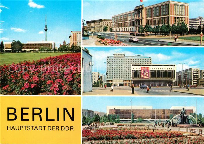 BERLIN  CITY Palast der Republik Staatsratsgebaeude Interhotel Berolina Palast d