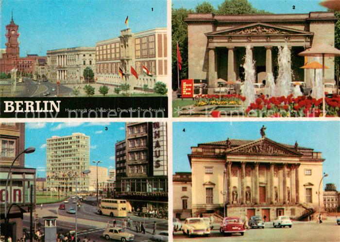 BERLIN  CITY Staatsratsgebaeude Mahnmal Unter den Linden Alexanderplatz Dt Staat