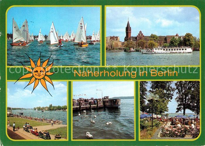 BERLIN  CITY Mueggelsee Segelregatta Rathaus Koepenick Anlegestelle der Weissen