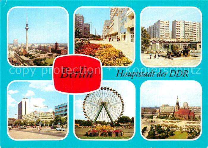 BERLIN  CITY Leipziger Str Greifswalder Str Friedrichstr Unter den Linden Kultur