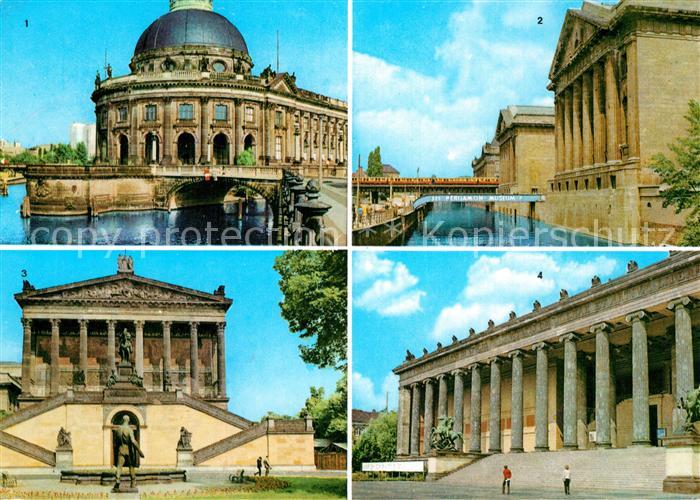 BERLIN  CITY Bode Museum Pergamon Museum National Galerie Altes Museum