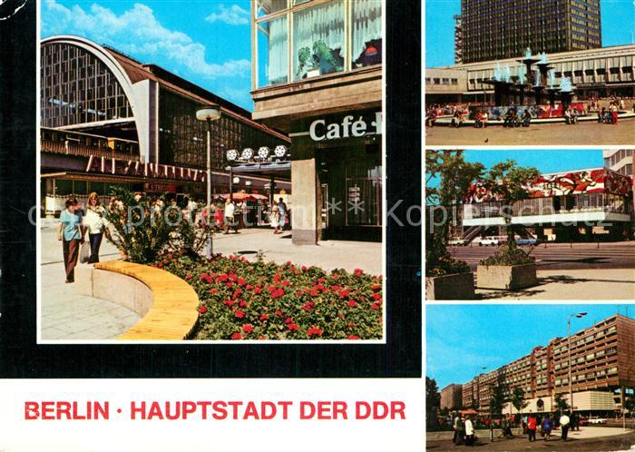 BERLIN  CITY Bahnhof Alexanderplatz Pressecafe Karl Liebknecht Strasse