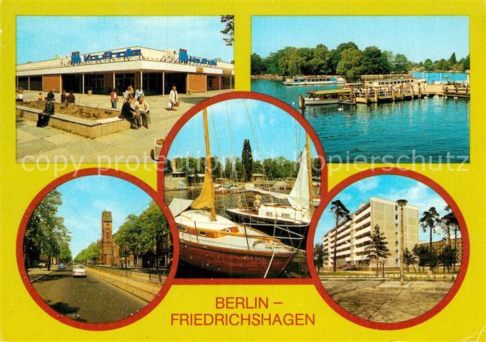 Friedrichshagen Berlin Kaufhalle Anlegestelle Weisse Flotte Boelschestr Seglerha