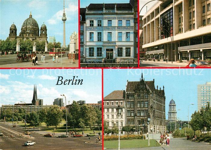 BERLIN  CITY Dom Gaststaette Ermeierhaus Marx Engels Forum Nikolaiviertel Gertra