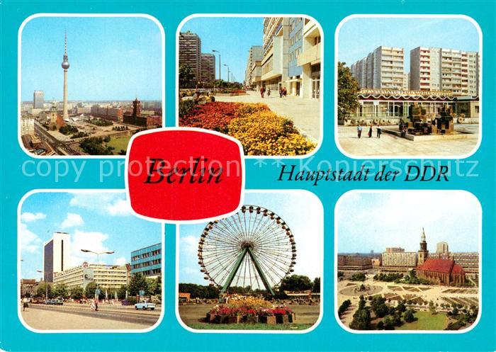 BERLIN  CITY Leipziger Str Greifswalder Str Friedrichstr Unter den Linden Kultur