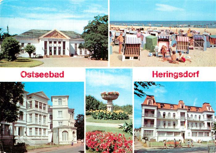 Heringsdorf Ostseebad Usedom Kulturhaus Strand FDGB Erholungsheime Einheit und C