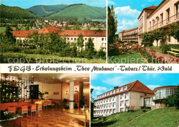 Tabarz FDGB Erholungsheim Theo Neubauer Gr Inselsberg Tanzbar Neues Bettenhaus