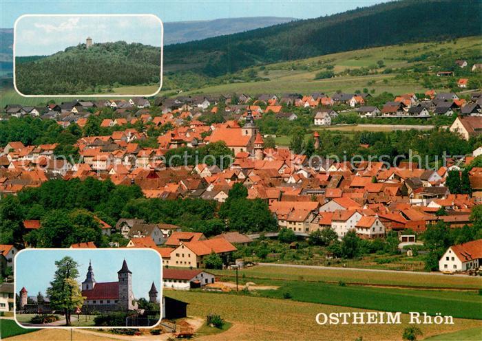 Ostheim Rhoen mit Lichterburg und Kirchenburg