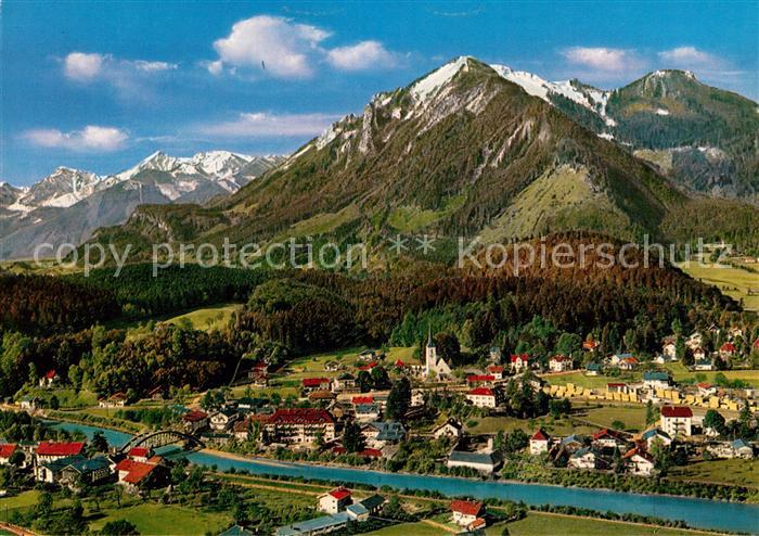 Marquartstein Fliegeraufnahme mit Hochplatte und Geigelstein