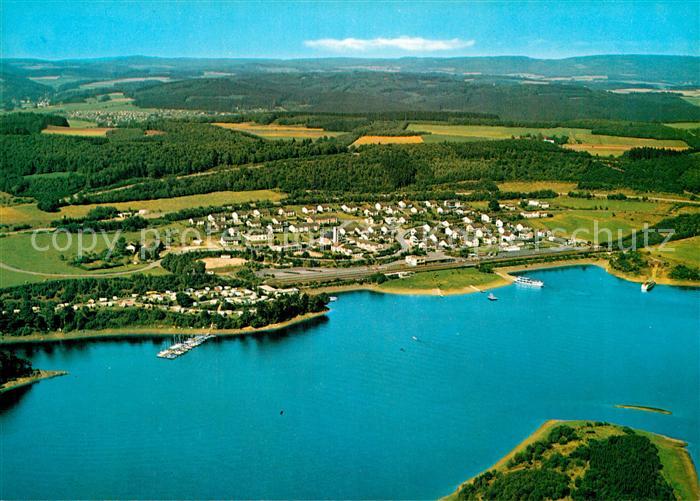 Sondern Biggesee Fliegeraufnahme Schiffsanlegestelle