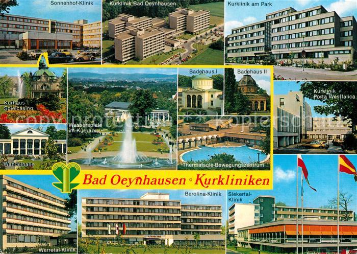 Bad Oeynhausen Sonnenhof-Klinik Siekertal-Klinik Werretal-Klinik