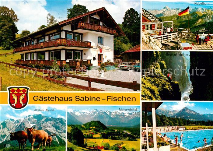 Fischen Allgaeu Gaestehaus Sabine-Fischen Breitachklamm