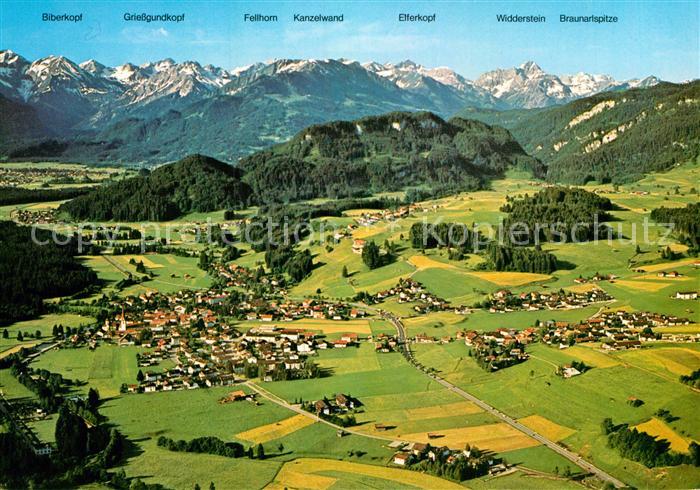 Fischen Allgaeu Fliegeraufnahme Elferkopf Griessgundkopf Biberkopf