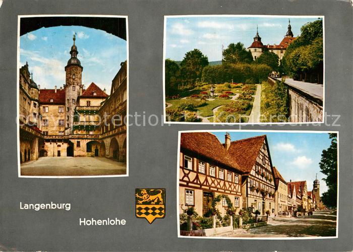 Hohenlohe Bopfingen Langenburg Turnierhof Schlossgarten Hauptstrasse