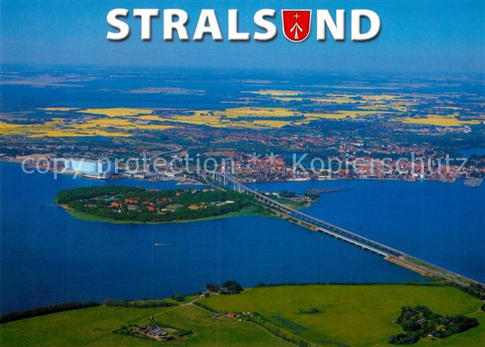 Stralsund Mecklenburg Vorpommern Fliegeraufnahme