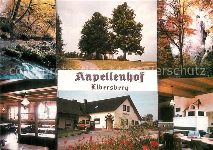 Pottenstein Oberfranken Gasthaus Kapellenhof-Elbersberg