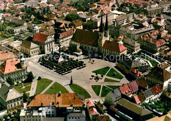 Altoetting Fliegeraufnahme Kapellplatz