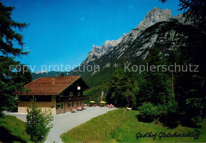 Mittenwald Bayern Gasthaus Gletscherschliff