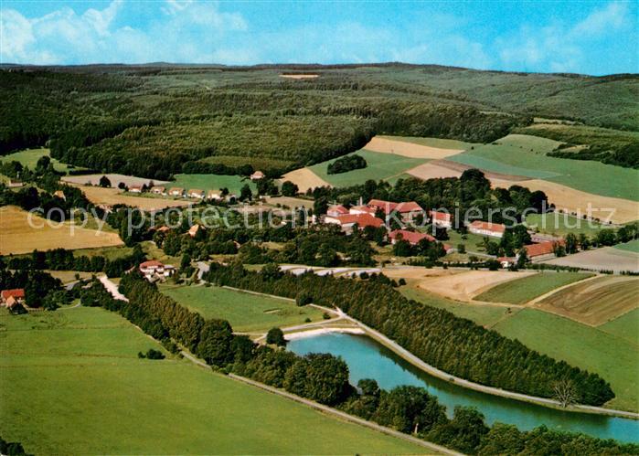 Hardehausen Gaststaette und Pension Haus Varlemann Fliegeraufnahme