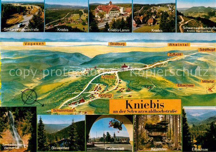 Kniebis Freudenstadt Schwarzwaldhochstrasse Sankenbacher Wasserfall Glaswaldsee